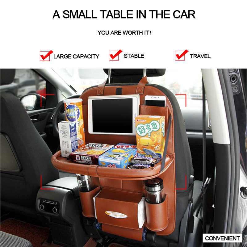 Tas Gantung Kursi Belakang Mobil Backseat Organizer dengan Meja C37275