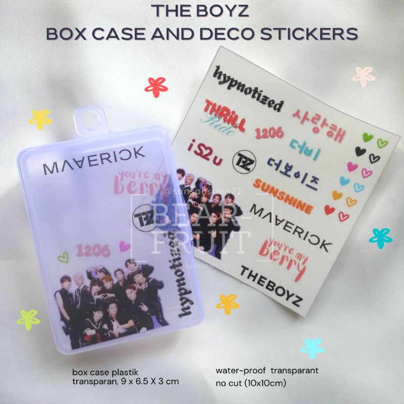 

Deco Sticker The Boyz Stiker Fanmade Transparan No Cut