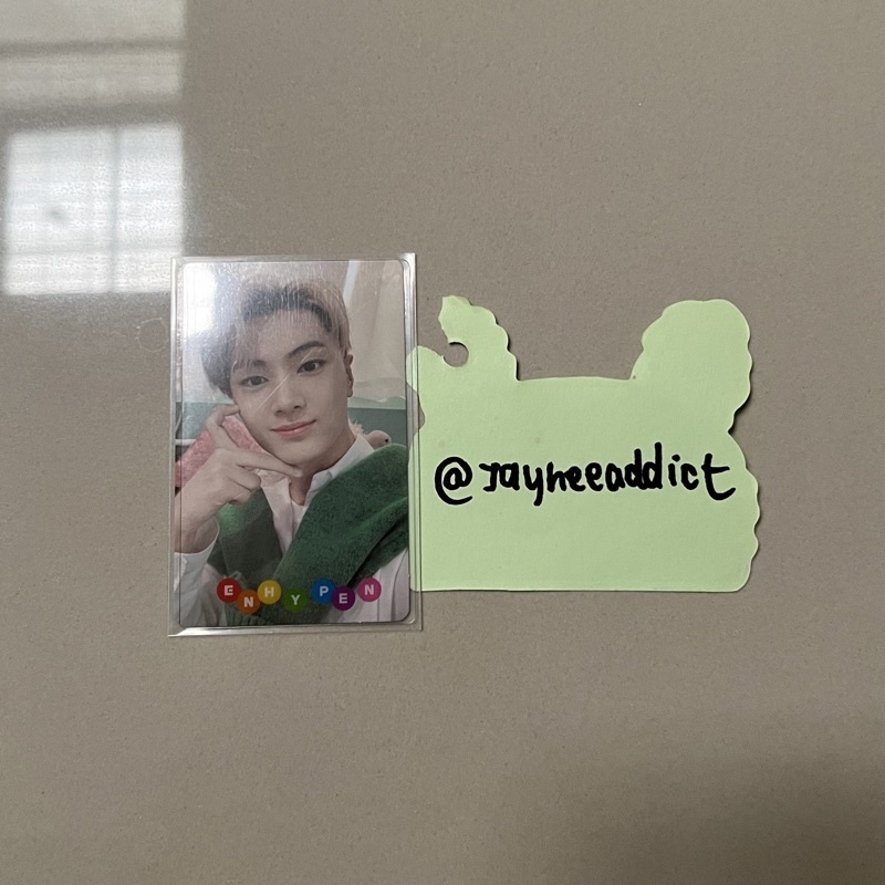 Enhypen ggu ggu pack Jay photocard pc luckydraw bdo weverse benefit