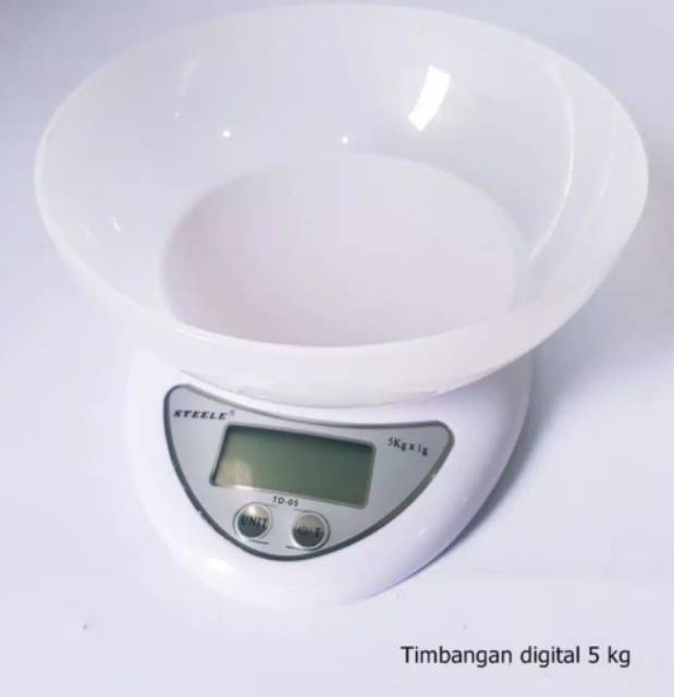 Timbangan Dapur Digital 5 KG STEELE TD-05 / Kitchen Scale Kue