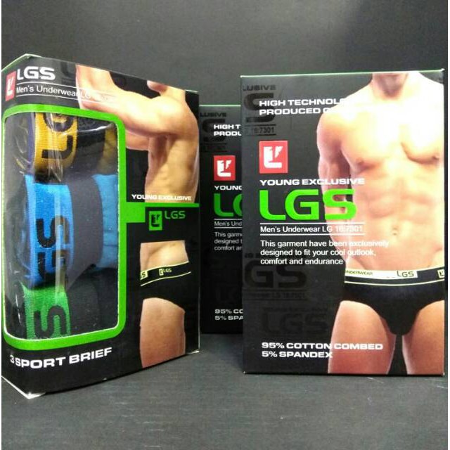 Celana Dalam LGS 855 ISI 3 Pcs |Brief LGS EXCLUSIVE