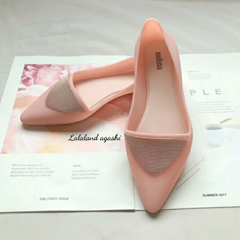 Sepatu Melissa Pointy IV ad pink/sepatu melissa pointy/sepatu melissa pita