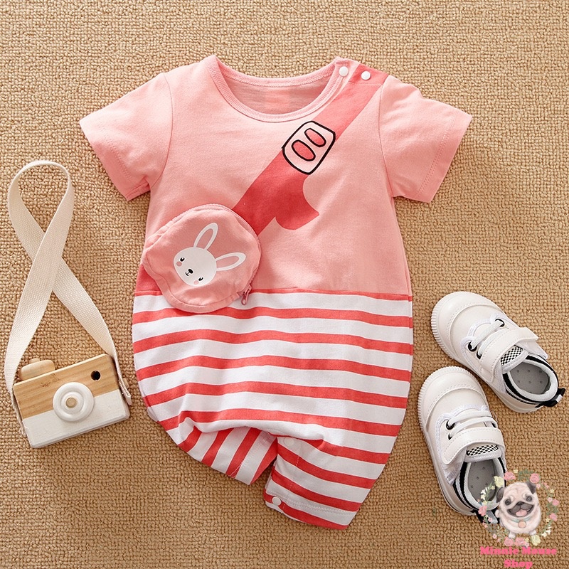 Baju Bayi Perempuan Jumper Lengan Pendek import Korea