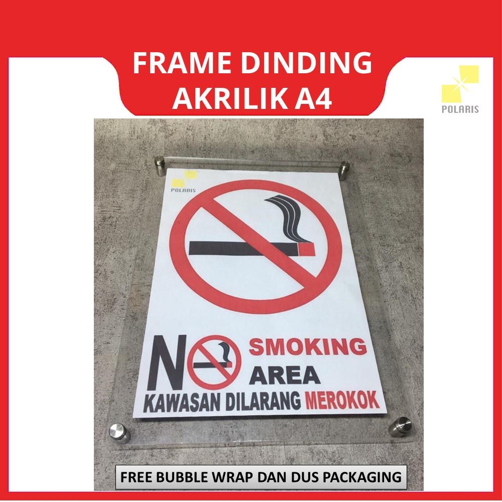 FRAME POSTER DINDING AKRILIK-WALL DISPLAY ACRYLIC-BINGKAI FOTO AKRILIK-PIGURA BENING UNTUK PAJANGAN UKURAN A4