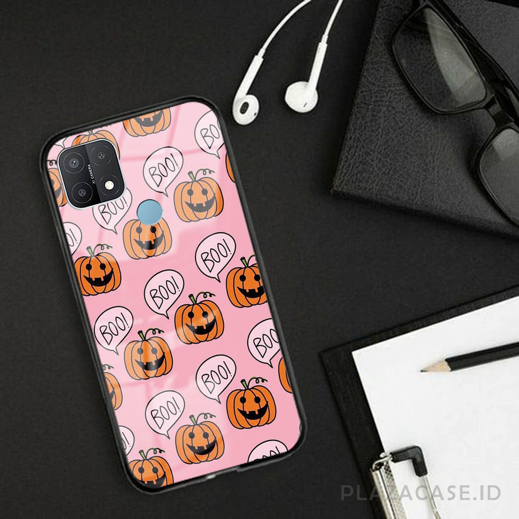 Softcase Glass Halloween [K84] for All Type OPPO RENO 5 RENO 4 RENO 4F A73 A53 A91 RENO 3 A71 F1S A3