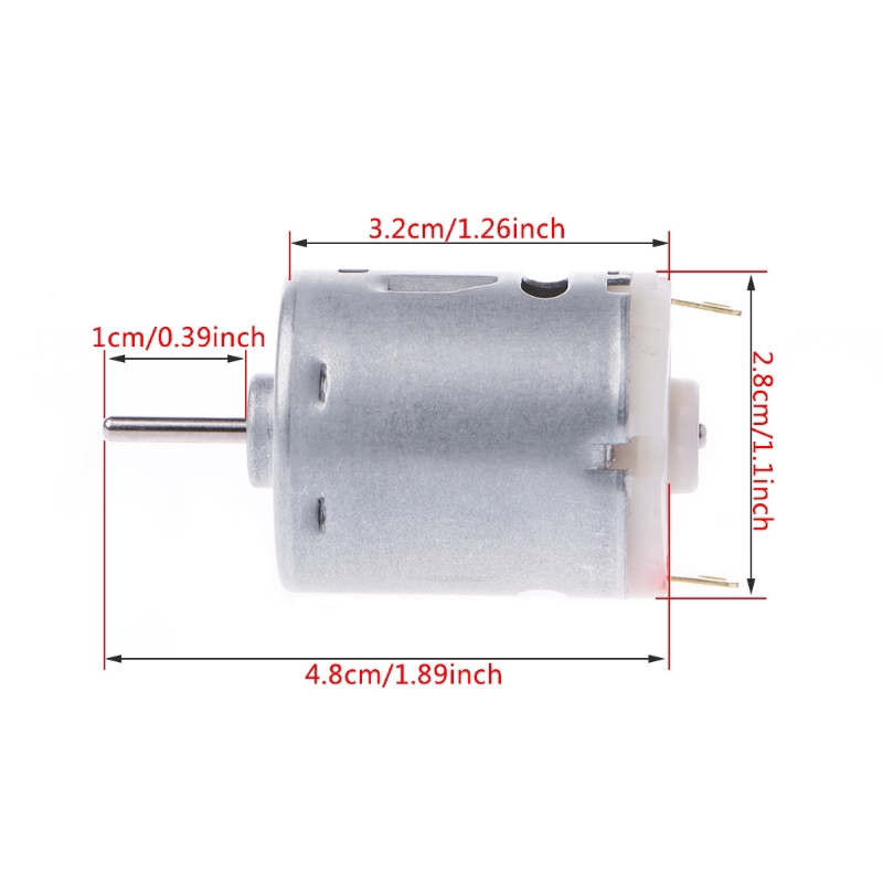 Sikat Motor Robot Kecepatan Tinggi Dc 3-36v 4500-25500rpm