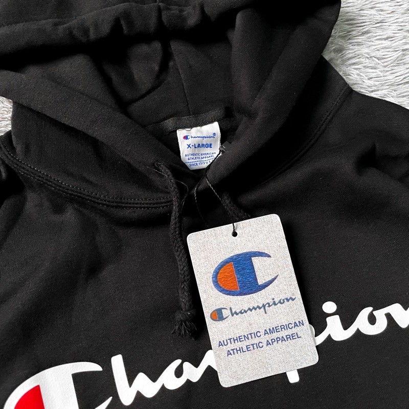 SWEATER HOODIE CHAMPION SCRIPT ORIGINAL JAPAN MARKET