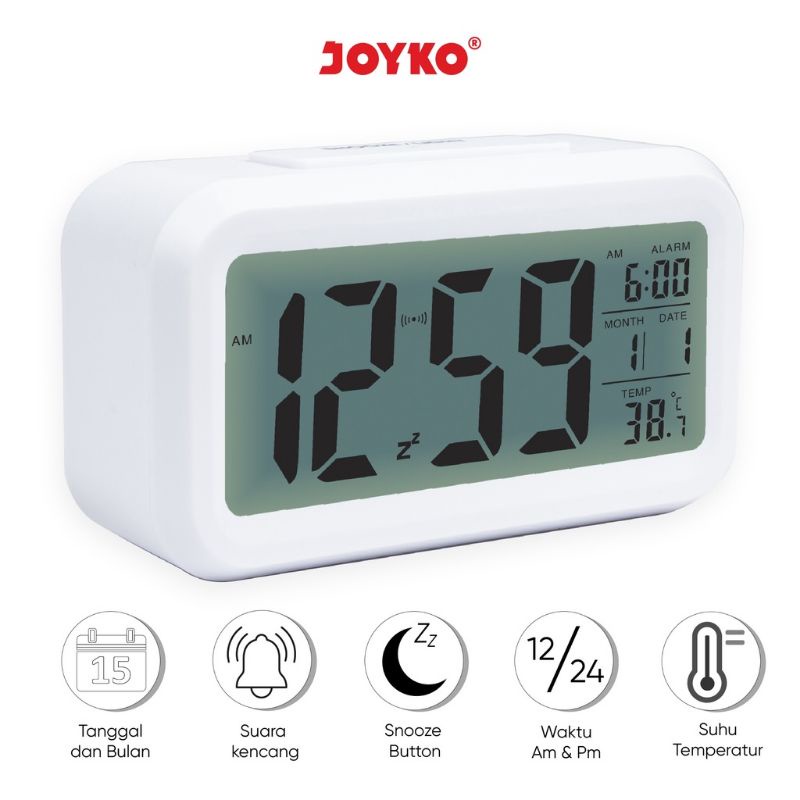 Jam Beker Dering Digital Alarm Clock Joyko ALCL-602D