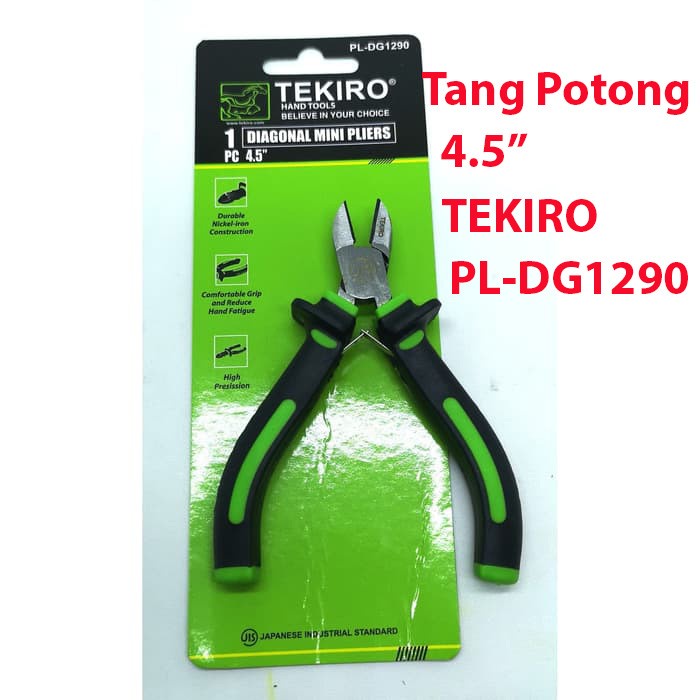 tang potong 4.5&quot; TEKIRO PL-DG1290 / diagonal pliers 4.5 inch tekiro