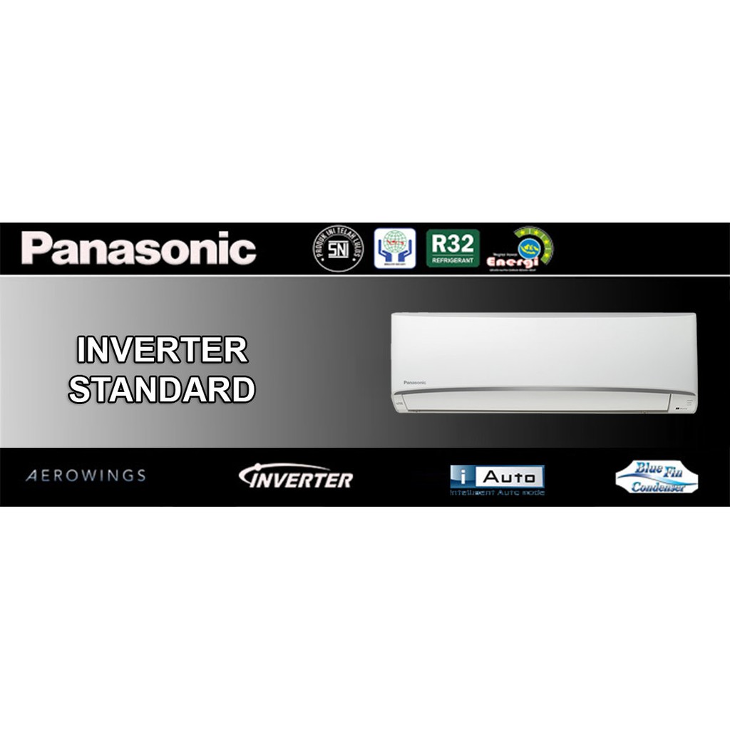 PANASONIC PU9UKP INVERTER AC 1 PK + PASANG