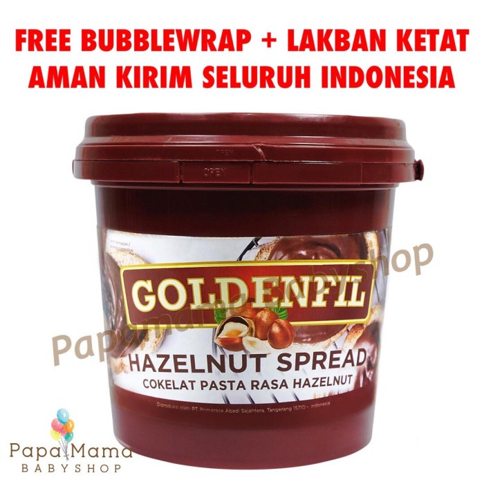 

Ht62D Promo Goldenfil Choco Hazelnut Spread Selai Manis Gurih 1Kg - Strawberry Ht52Hh