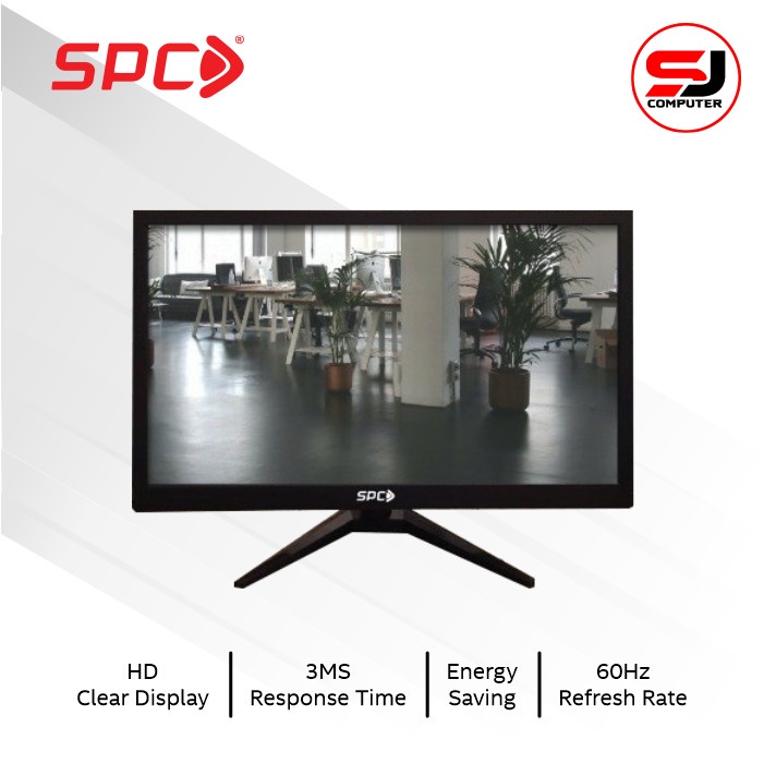 SPC Monitor Komputer LED 19 inch HD New Model | Garansi Resmi