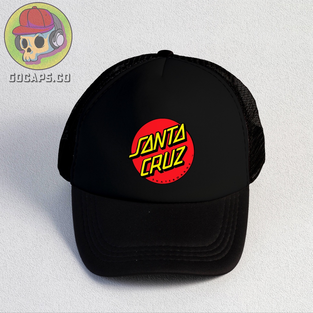 Santa Cruz | Trucker Hat | Topi Pria | Trucker | Baseball | Brand | Topi Jaring | Gocaps