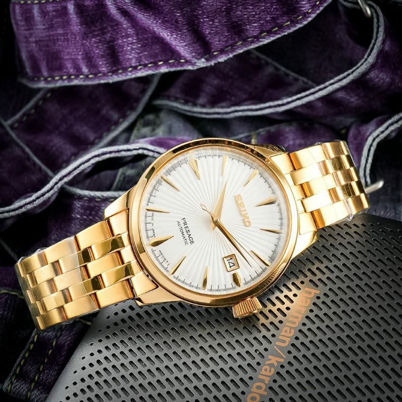 Jam Tangan Pria Merk Seiko Presage Stainless Automatic