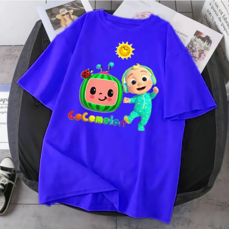 baju kaos anak cocomelon unisex atasan anak