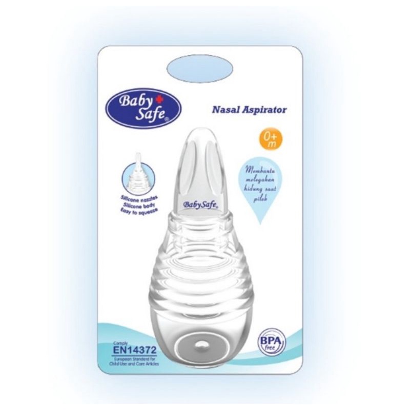 BABY SAFE Nasal Aspirator NAS01 Alat Sedot Penyedot Lendir Ingus Hidung Bayi Pilek Babysafe