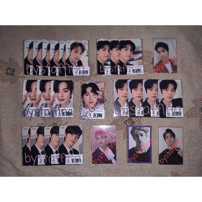 Photocard Stray Kids x CLIO DS Office Look Mild Spicy bangchan lee know changbin han seungmin i.n