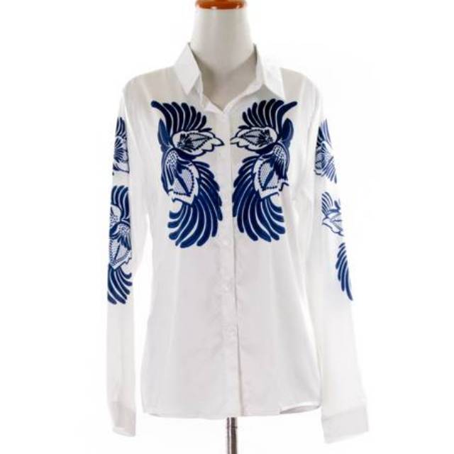 

UU-843 White n Blue Art