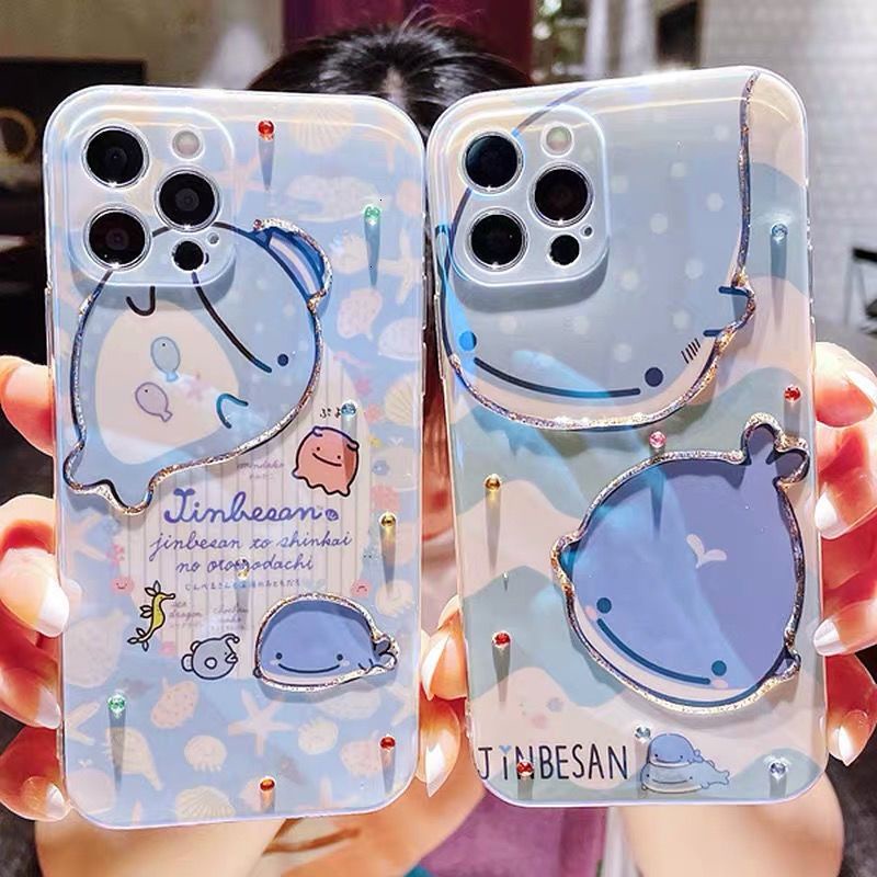 IPhone 11 13 11promax XR Cute IPhone 12 12promax Cute Cartoon A Mobile Phone Case 7 8Plus IPhone SE X XS Anti-drop Soft Silicone Case Szjy