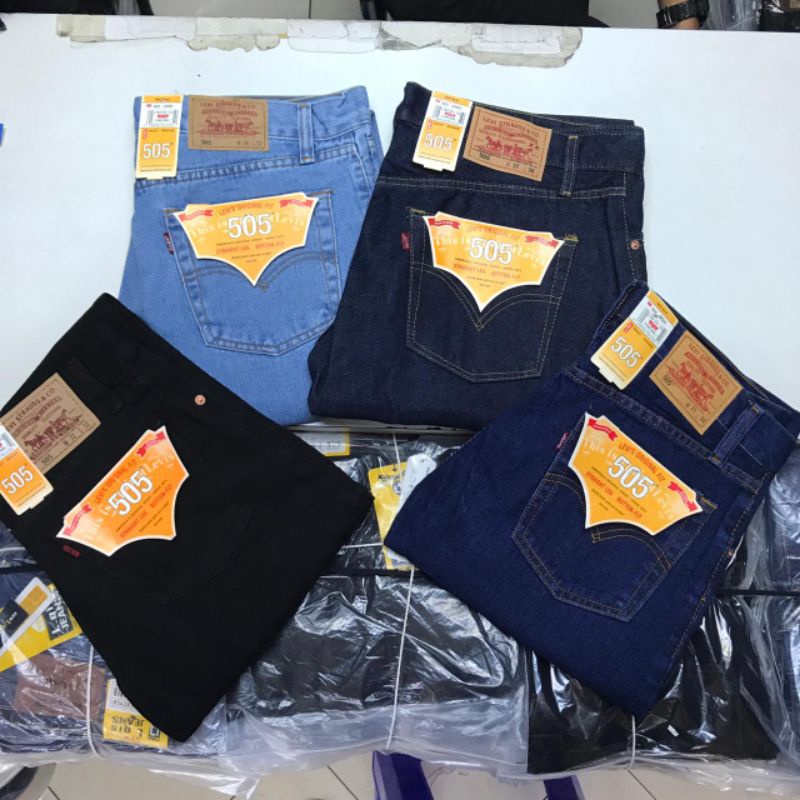 Bisa CELANA JEANS lvs PRIA Standar //DENIM PREMIUM//PAKAIAN PRIA//