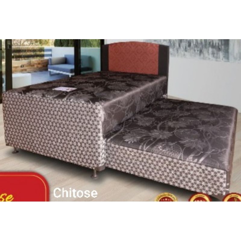 Bed Dorong Spring Bed 2 in 1 Garansi Per 15 Thn | Kasur Springbed Sorong 120 x 200