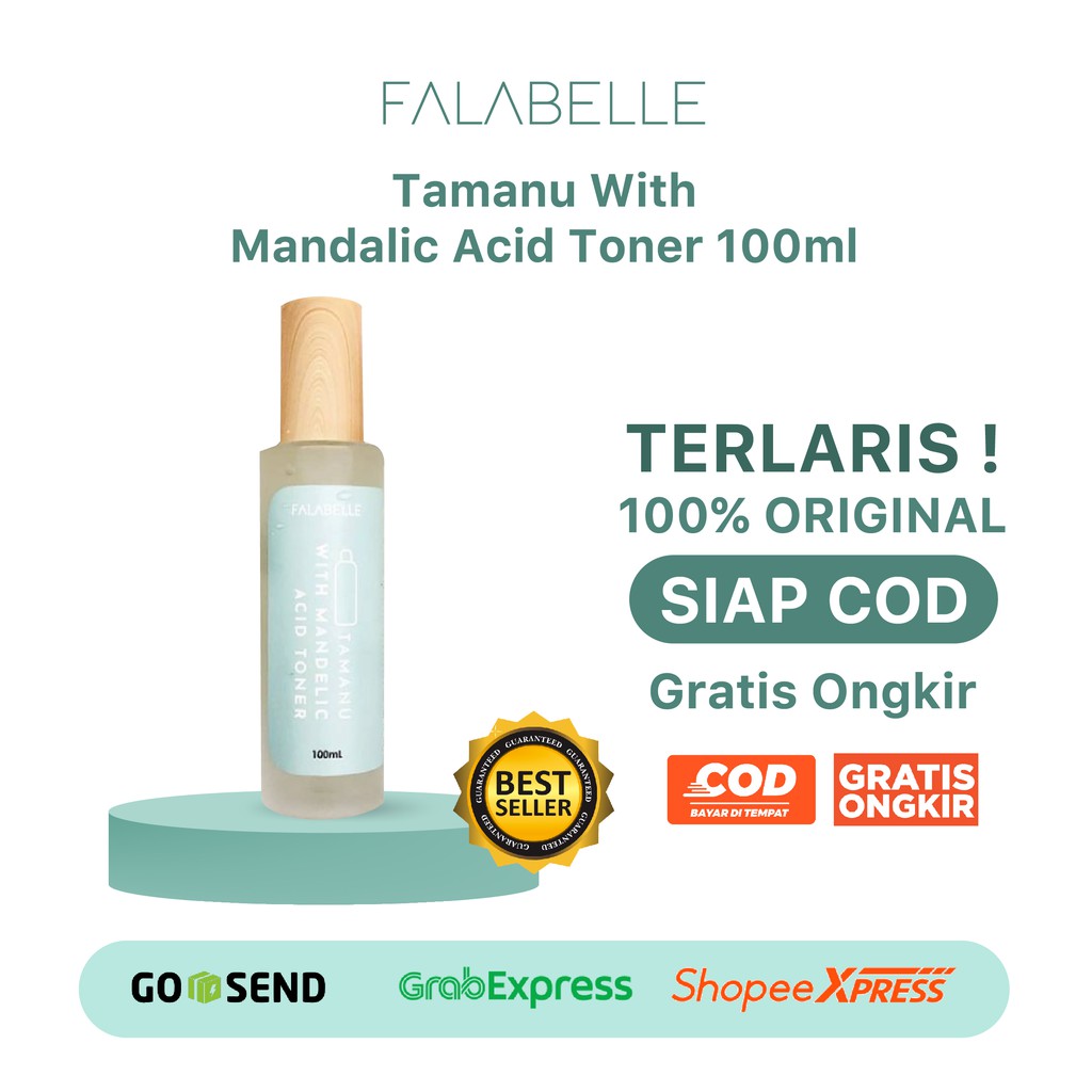 Falabelle Bundling menuju Glowing 2 ( Glow Mask,Tamanu with Mandelic Acid 100 ml , Serum Falabelle)