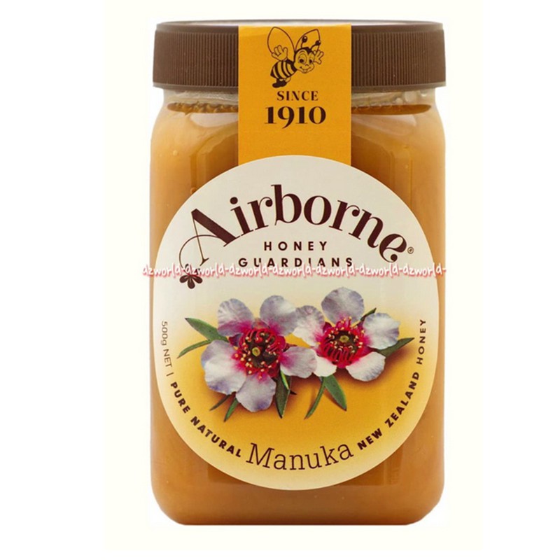 Airborne Honey Guardians Manuka 500 gr madu dari Selandia Baru dengan manuka yang menyehatkan tubuh