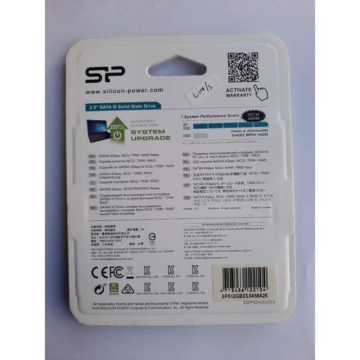 Silicon Power A58 SSD 512GB 2.5&quot; 3D NAND SATA III