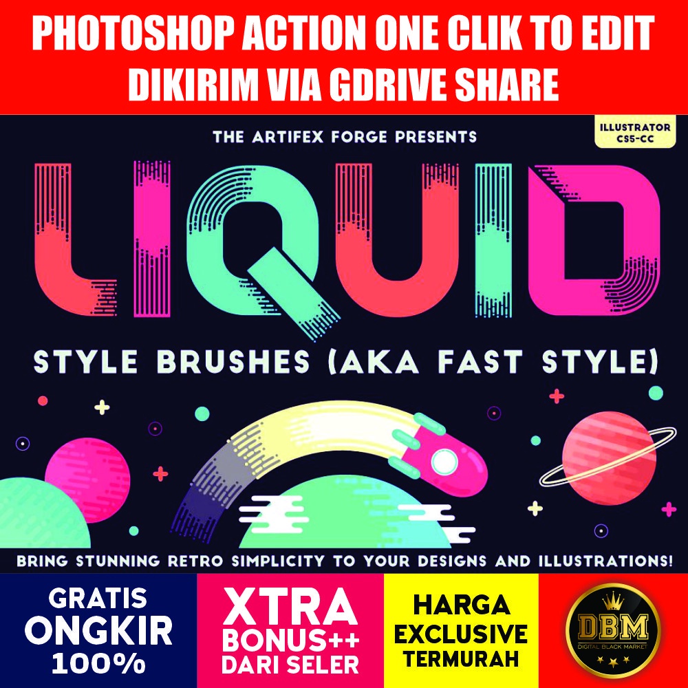 Liquid Style Brushes - Adobe Illustrator