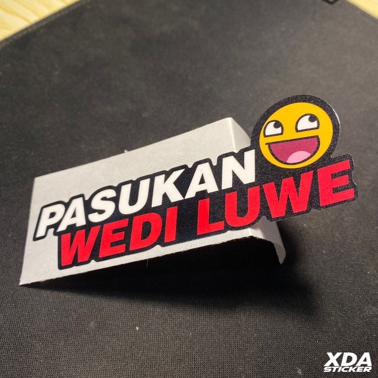 

STIKER/STICKER PRINTING PASUKAN WEDI LUWE VIRALL!!