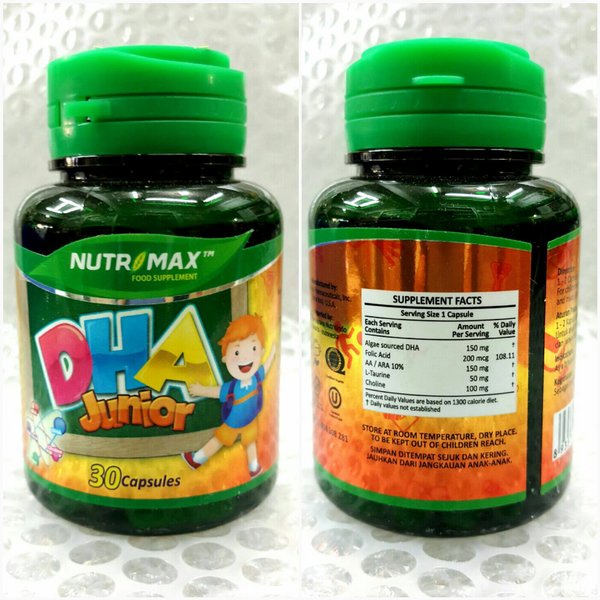 NUTRIMAX JUNIOR+DHA 30 CAPSUL