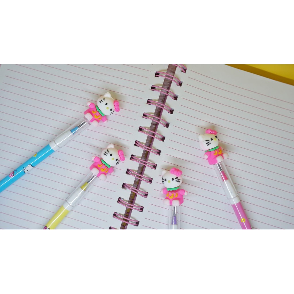 PENSIL SUSUN HELLO KITTY PENSIL PELURU LUCU IMUT GROSIR PERLENGKAPAN SEKOLAH BISA GROSIR TERMURAH