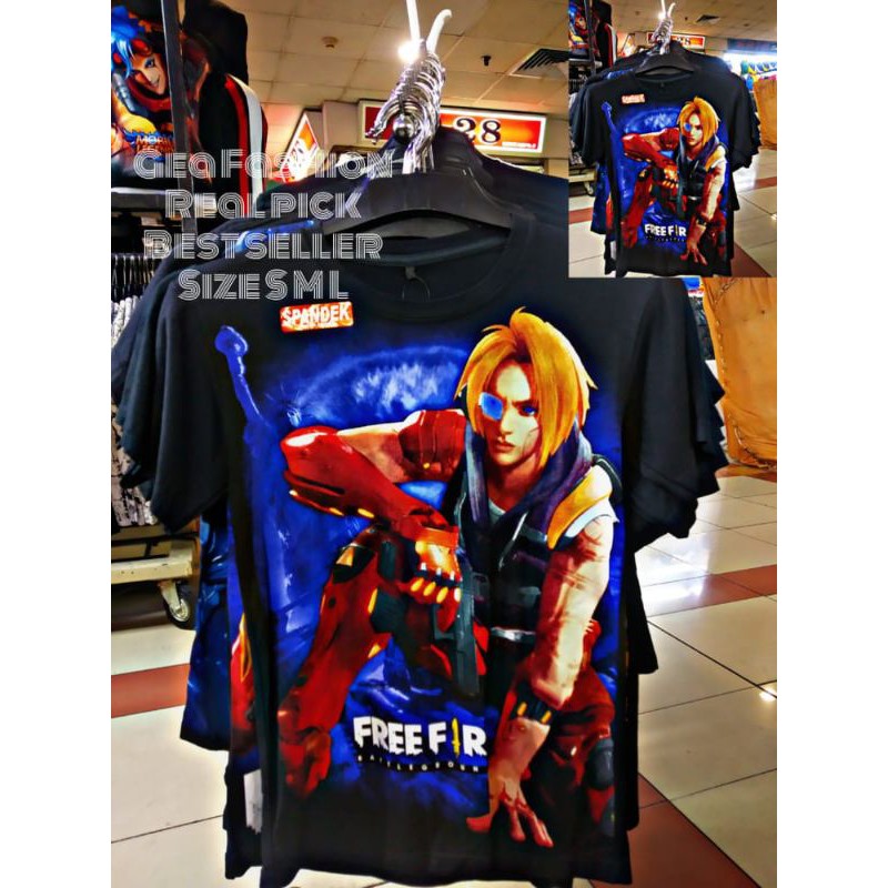 kaos distro Anak dan dewasa FREE FIRE BUNDLE KEREN