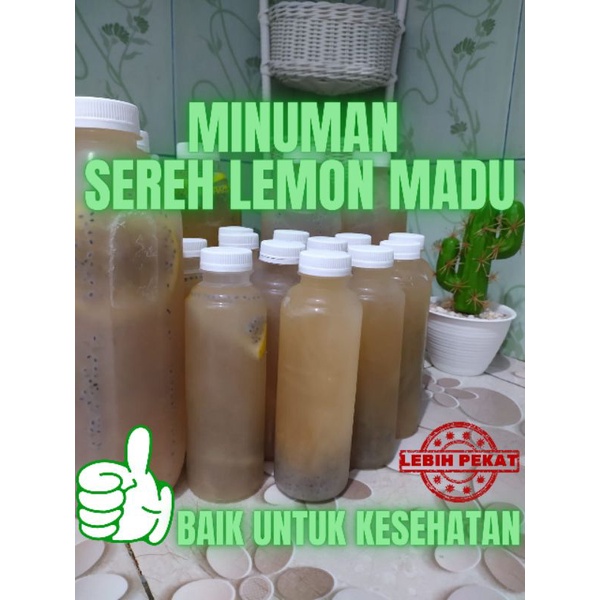 

Minuman Sereh, Lemon, Madu - Premium 490 ml, Baik Untuk Kesehatan