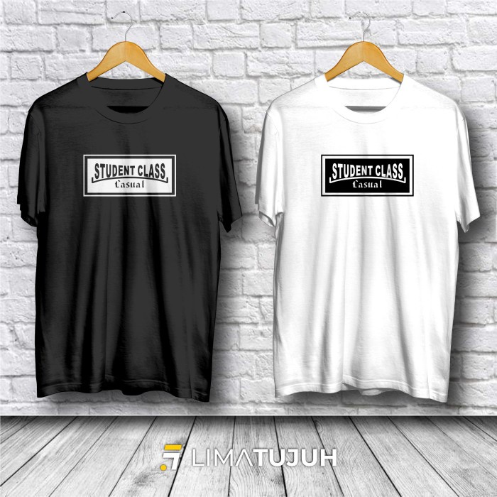 Kaos Student Class Casual Baju Distro