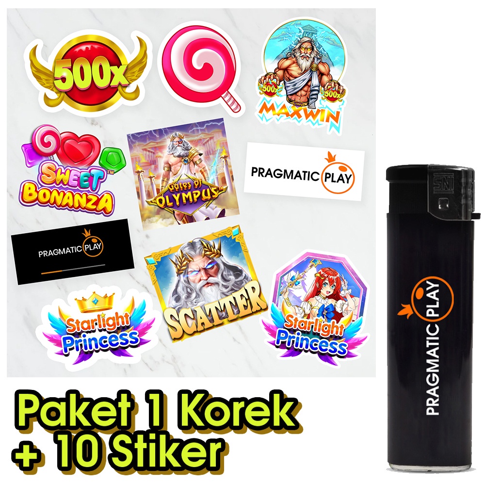 

Paket Hemat Bundling Murah! Cricket Korek Api Pragmatic Play + 10 Stiker Anti Air Vinyl Sweet Bonanza Sensational Kakek Maxwin Gates of Olympus 500x Starlight Princess Scatter
