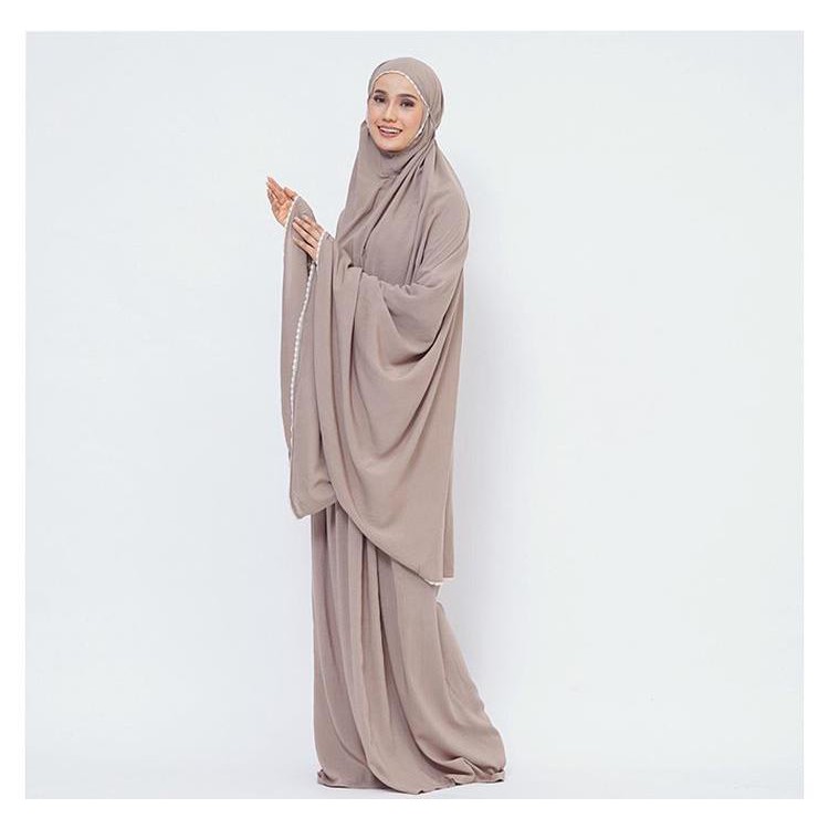 Mukena Giggles Travel Plain