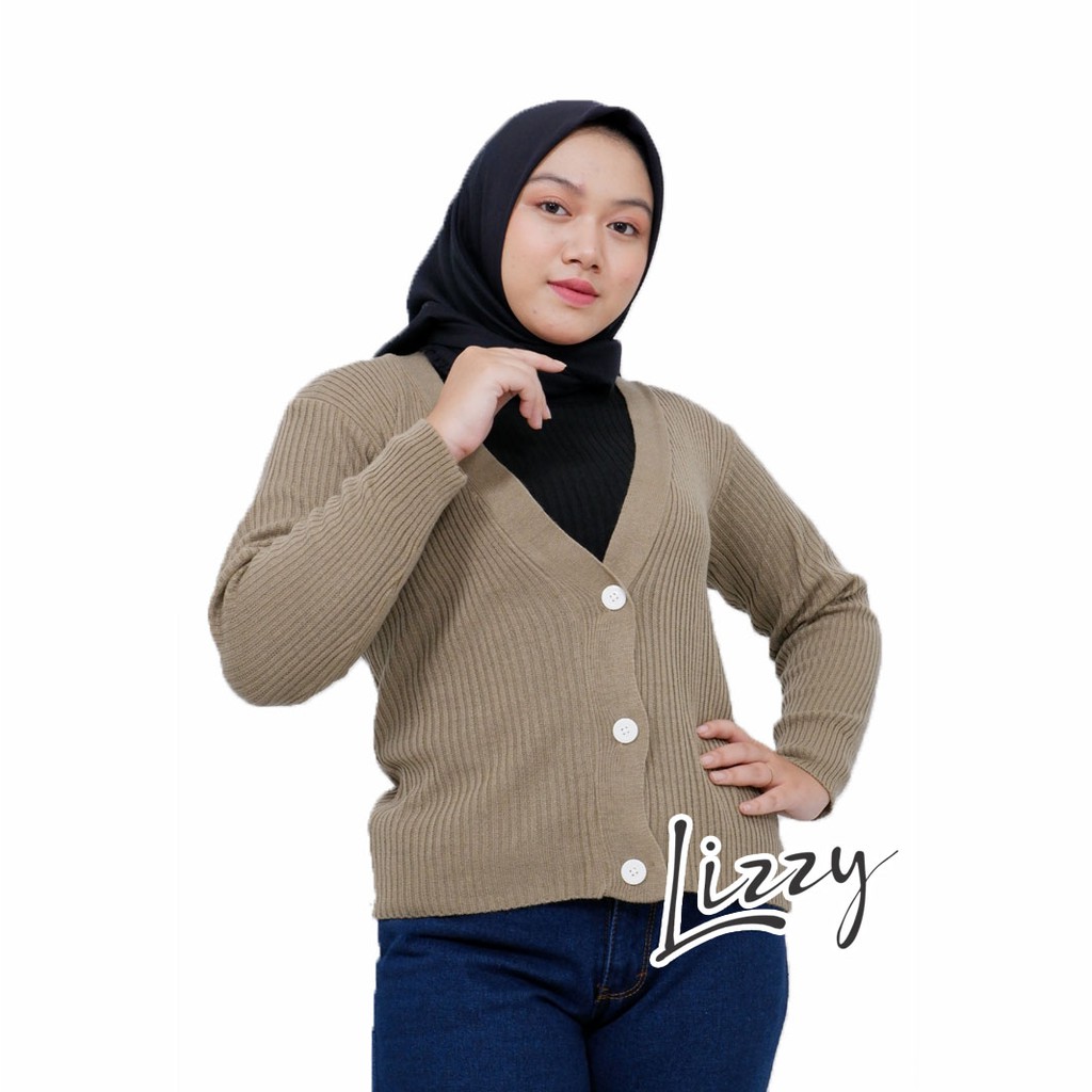 Lizzy - BIG BUTTON CARDIGAN