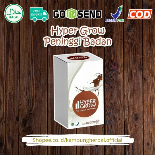 

HYPERGROW / HYPER GROW ORIGINAL ASLI PAKET SUSU PENINGGI BADAN ORGANIK