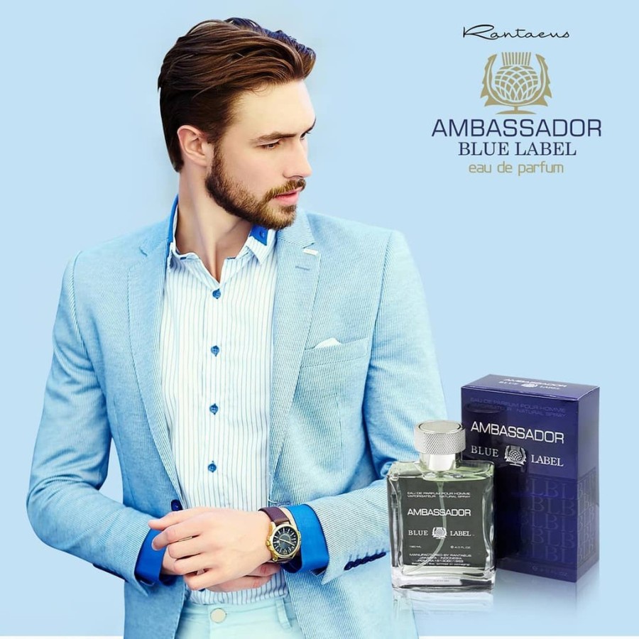 Parfum Ambassador Blue Label 120 ML Edp