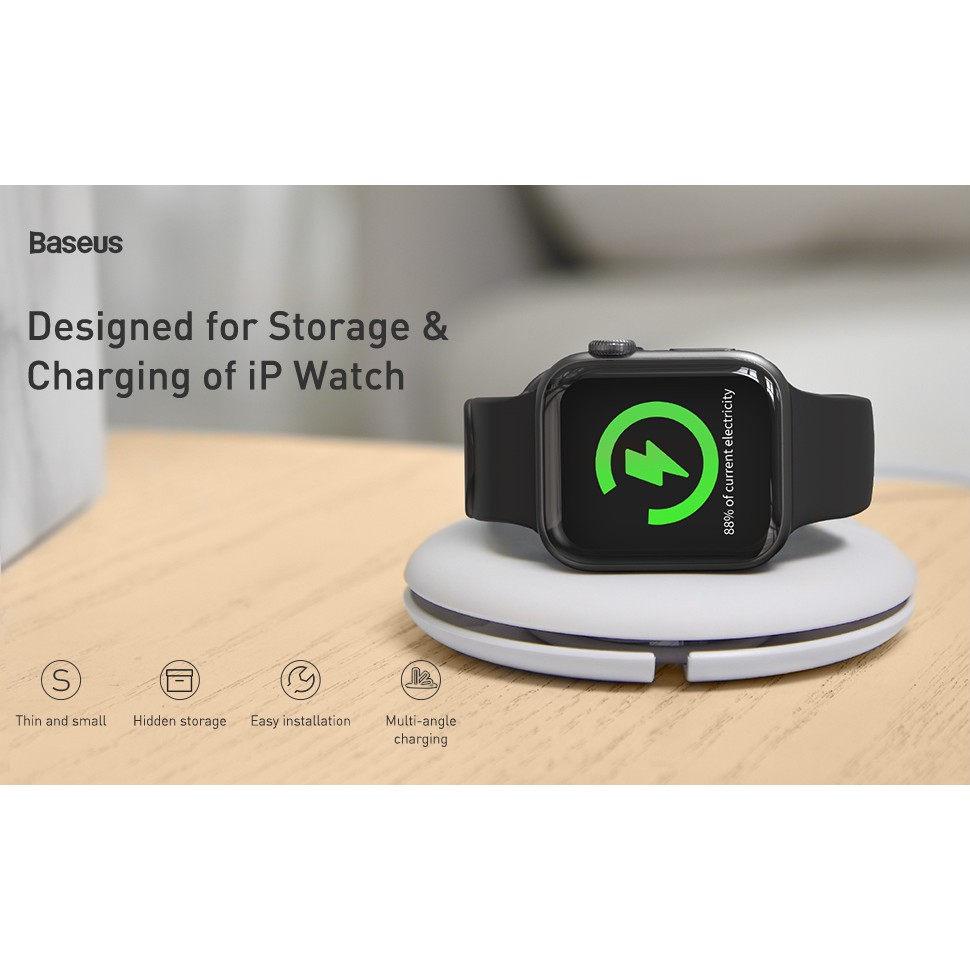 Baseus Apple Watch Charger Dock Stand Kabel Data Winder