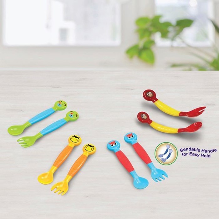 Baby Safe Spoon &amp; Fork SK003 Sendok Garpu Set