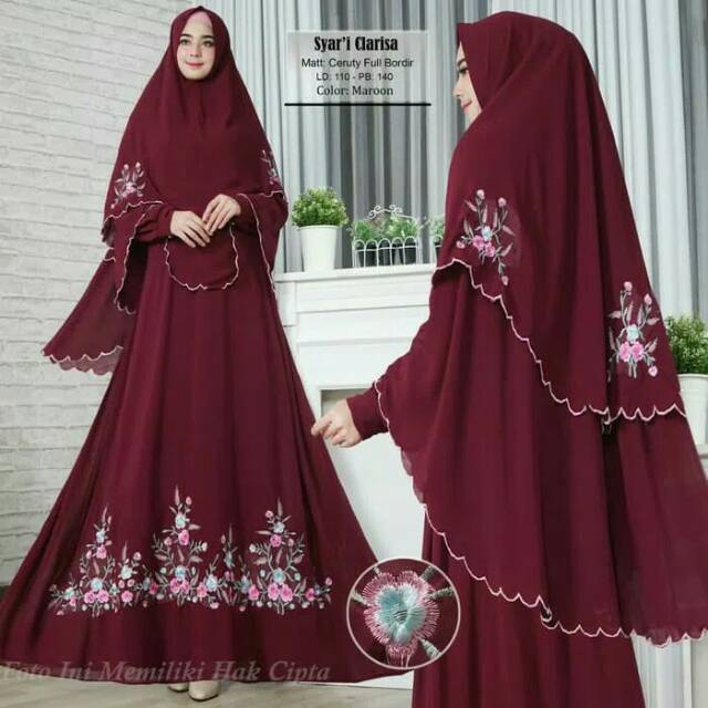 Gamis syari clarissa