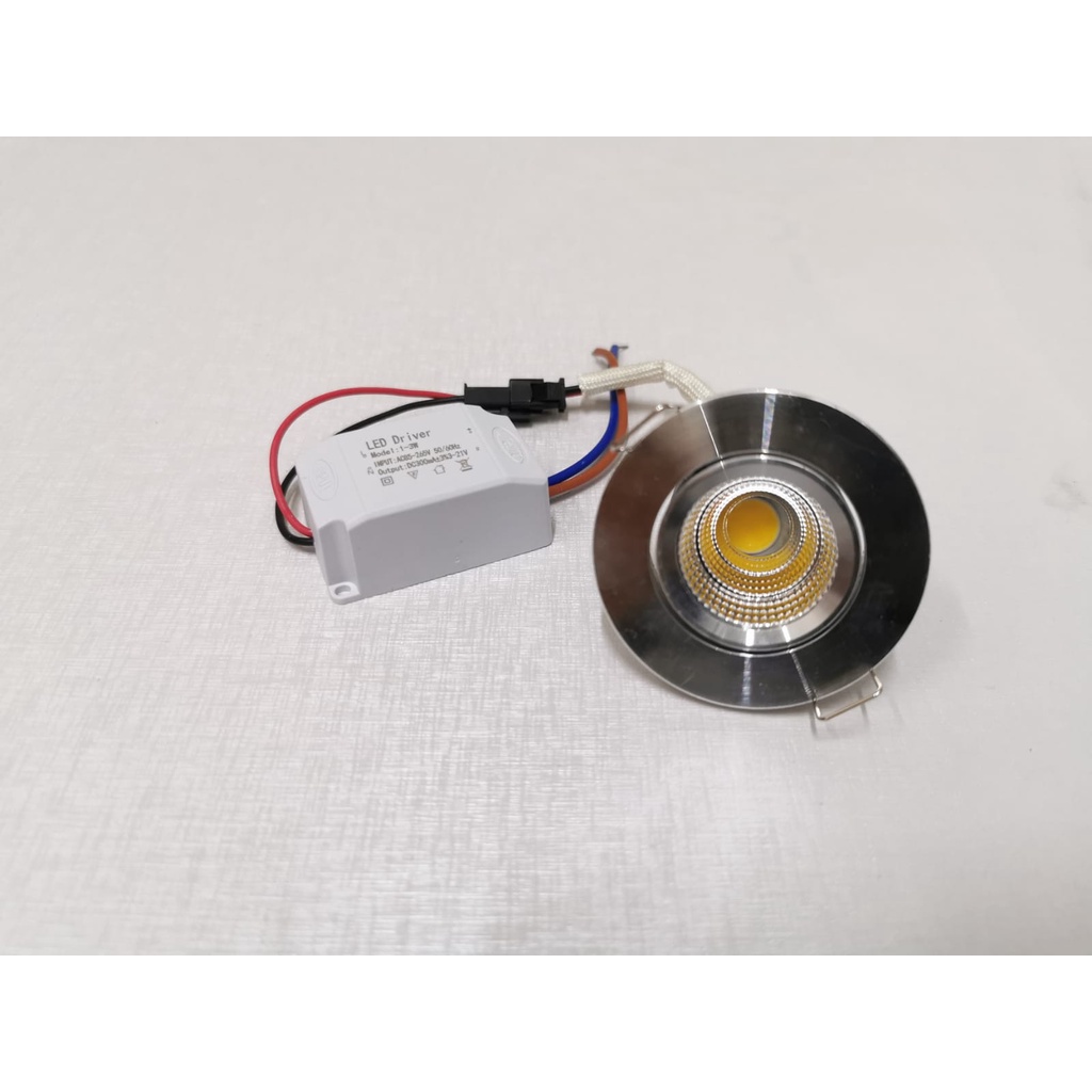 Downlight cob 3watt lampu plafon 3w spotlight 5CM