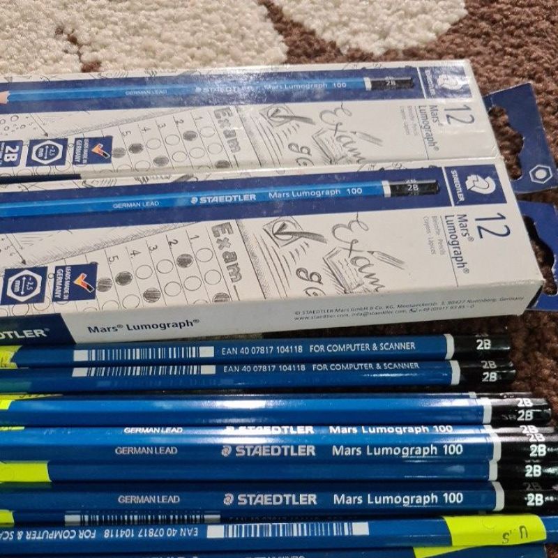 

Pensil Staedtler 2b Mars Lumograph