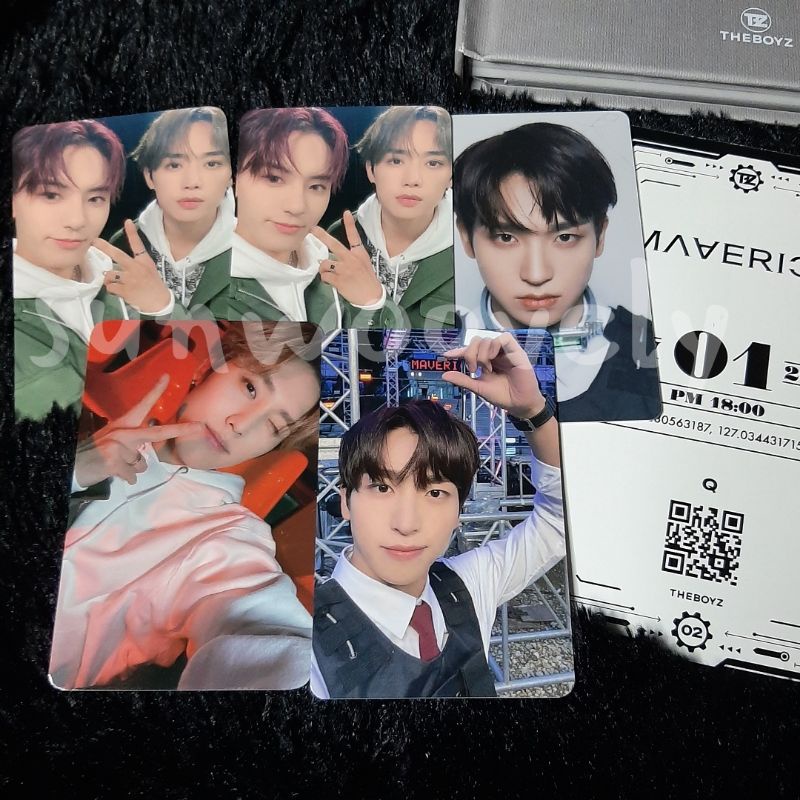 (READ DESC) THE BOYZ MAVERICK PC PHOTOCARD SUNWOO ERIC SANGYEON JACOB