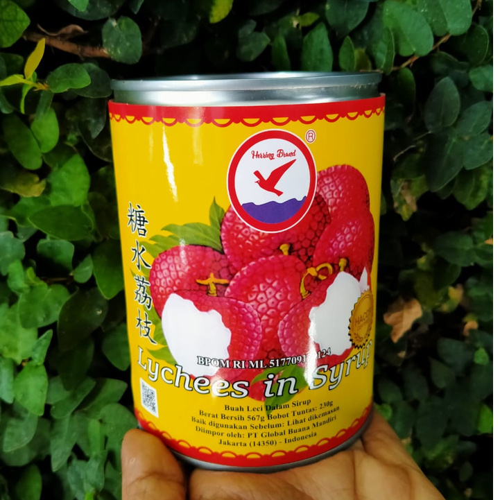 

Herring Brand Lychee In Canned Kaleng Di Sirup Syrup Buah Leci 567gr