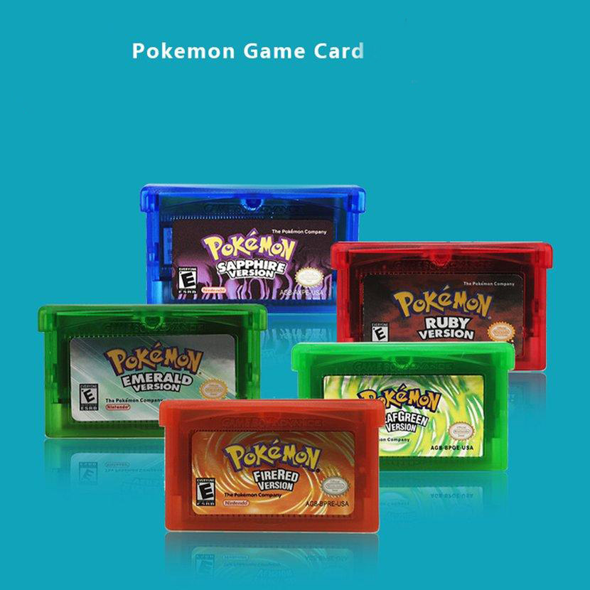 Kartu Game pokemon ndsl / gbc / gbm / gba / sp Versi Ultra Violet Warna-Warni Untuk Anak Laki-Laki Advance gba