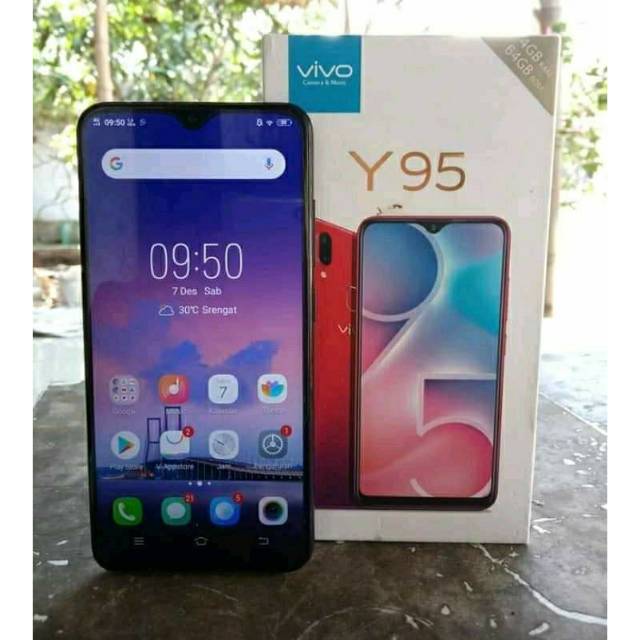 Dijual Handphone Vivo Y95 Ram 4 64gb Seken Bekas Seqond Mulus No Minus Shopee Indonesia