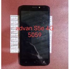 LCD Touchscreen set plus frame ADVAN S5E 4G 5059 Original second asli bekas copotan